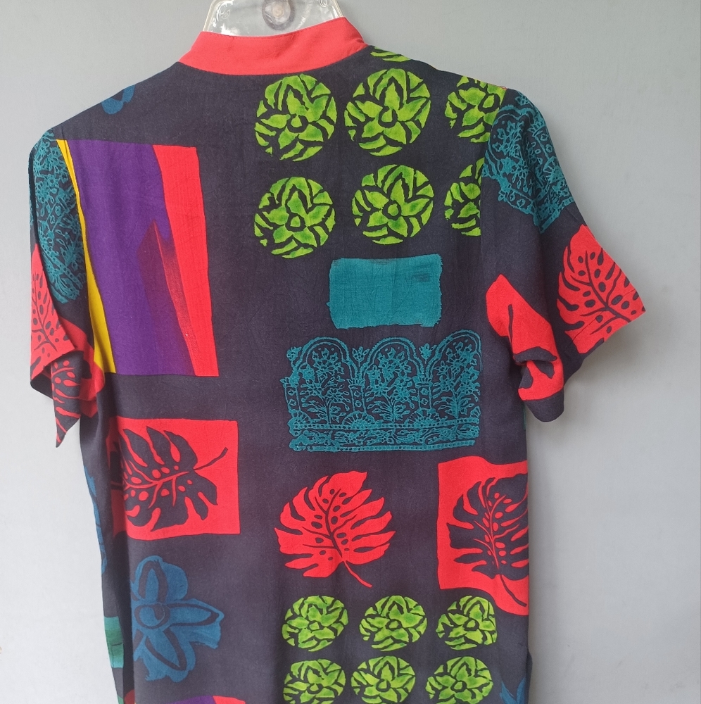 Vintage Jam's World 2 piece multi color pantsuit S. - Picture 3 of 12